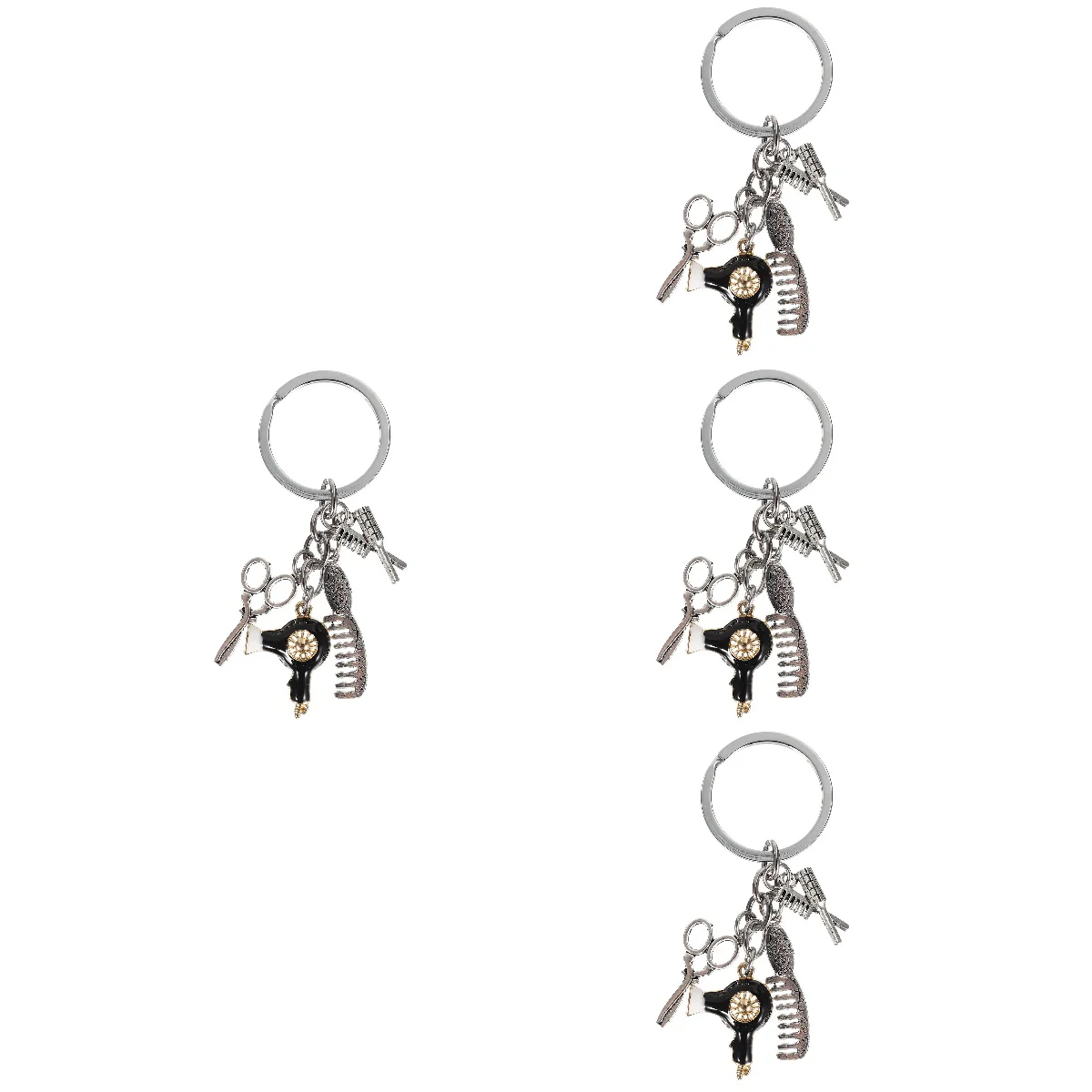 4pcs Hairdressing Design Key Chain Bag Hanging Decoration Backpack Decoration 
4pcs Hairdressing Design Key Chain Bag Hanging Decoration Backpack Decoration
