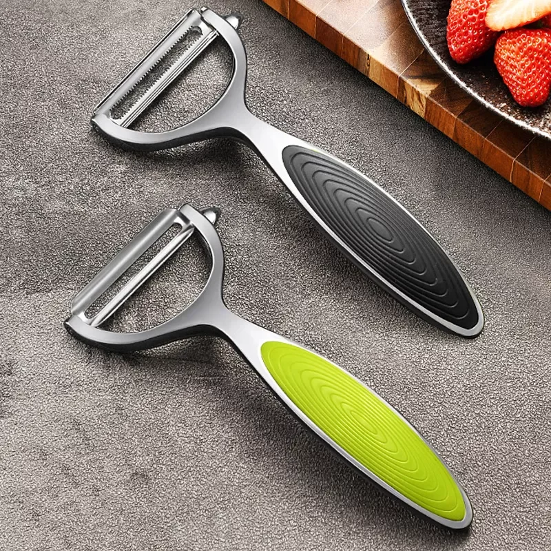 Fruit and Vegetable Peeler, Stainless Steel Rotary Super Sharp Food Peeler Kitchen Gadget
Fruit and Vegetable Peeler, Stainless Steel Rotary Super Sharp Food Peeler Kitchen Gadget