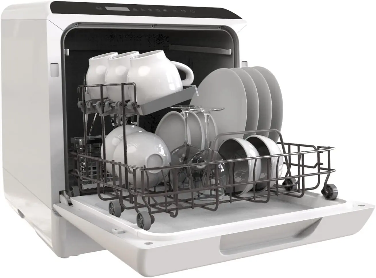 Dishwasher Countertop, 5 Washing Programs Small Dishwasher with 5-Liter Built-in Water Tank, Baby Care, Air-Dry Function & F
Dishwasher Countertop, 5 Washing Programs Small Dishwasher with 5-Liter Built-in Water Tank, Baby Care, Air-Dry Function & F