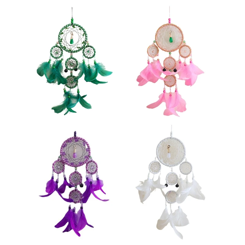 E9LD Dream Catcher Handmade Dream Catchers for Bedroom Wall Hanging Decorations Ornaments Craft for Kids Family Lovers Friend
E9LD Dream Catcher Handmade Dream Catchers for Bedroom Wall Hanging Decorations Ornaments Craft for Kids Family Lovers Friend