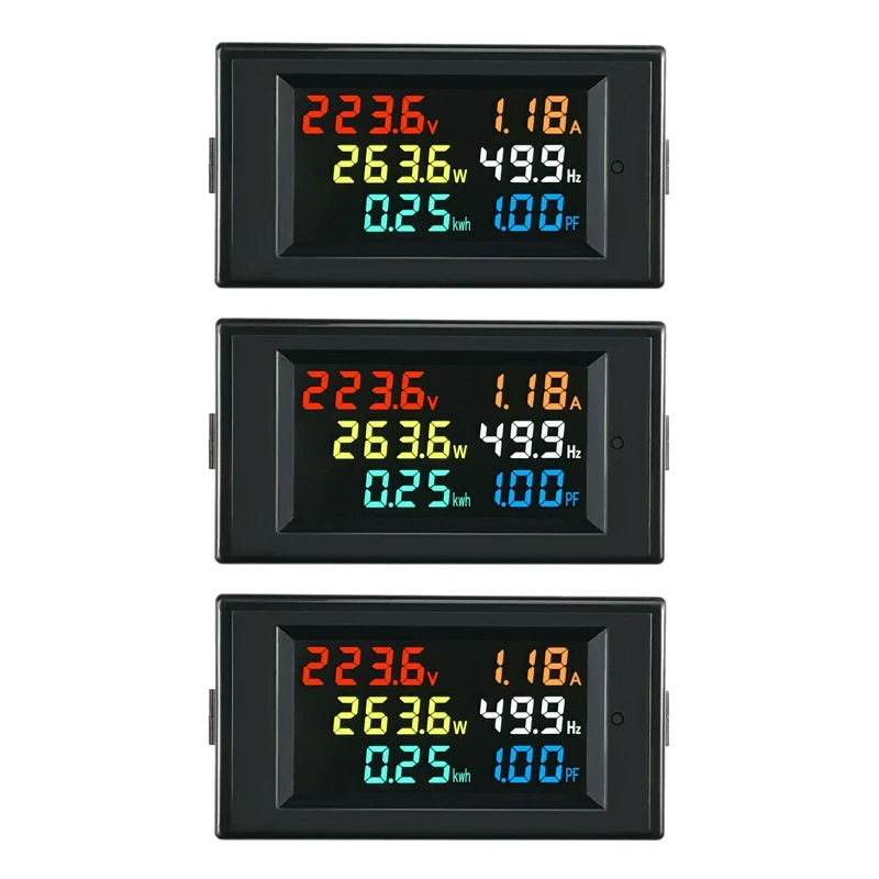 HOT SALE 3X 6 In 1 AC Monitor D69-2058 AC Digital Voltage And Current Power Frequency Factor Electricity Meter
HOT SALE 3X 6 In 1 AC Monitor D69-2058 AC Digital Voltage And Current Power Frequency Factor Electricity Meter