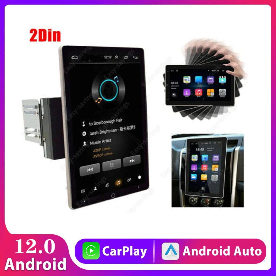 2 Din Car Radio CarPlay Android Auto Universal10.1inch Touch Screen GPS Navigation Automatic Rotatable Multimedia Player Stereo
2 Din Car Radio CarPlay Android Auto Universal10.1inch Touch Screen GPS Navigation Automatic Rotatable Multimedia Player Stereo