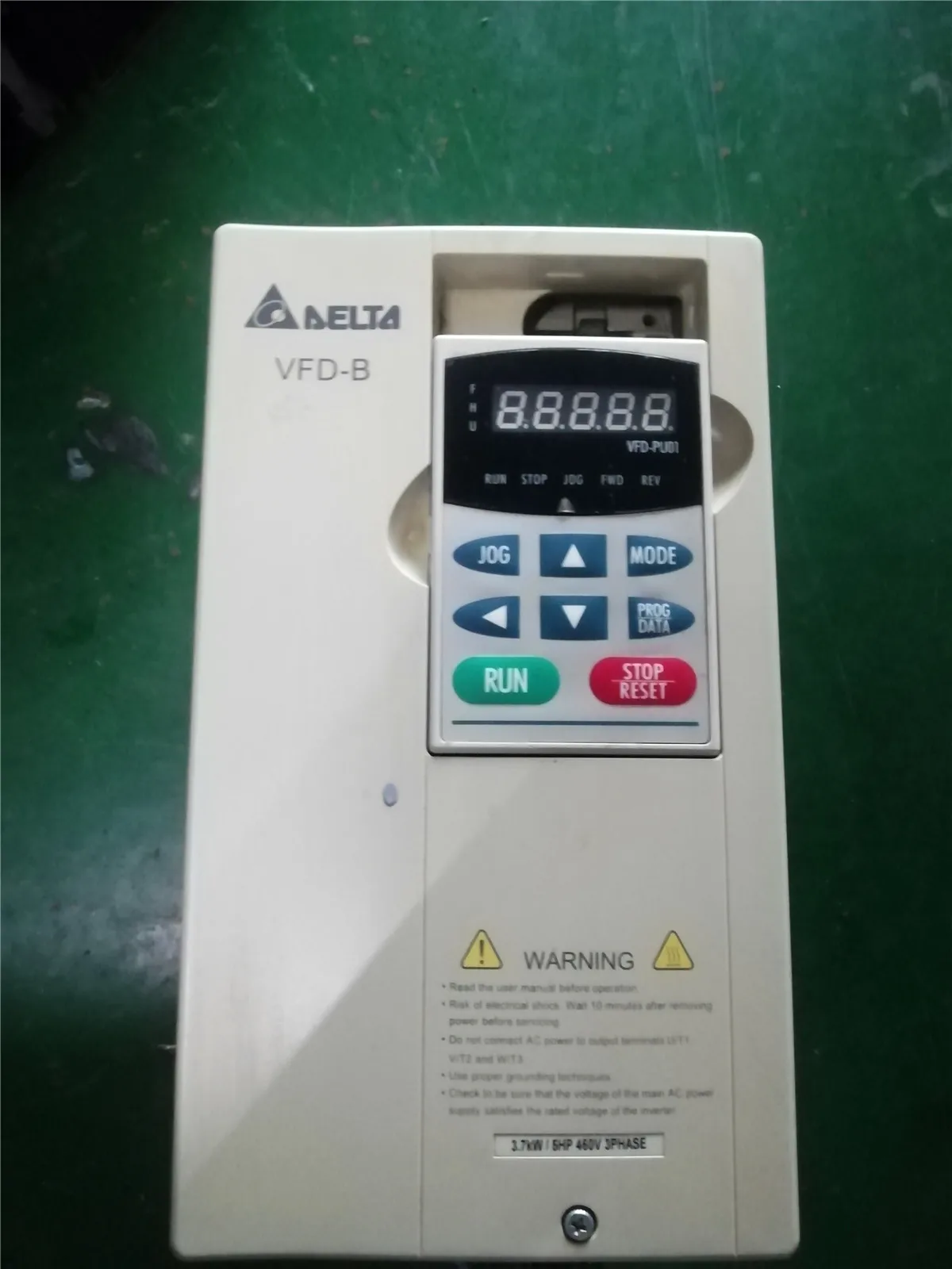 

VFD037B43A 380V 3.7KW inverter ; used one, 85 % appearance new ; 3 months warranty , freely shipping