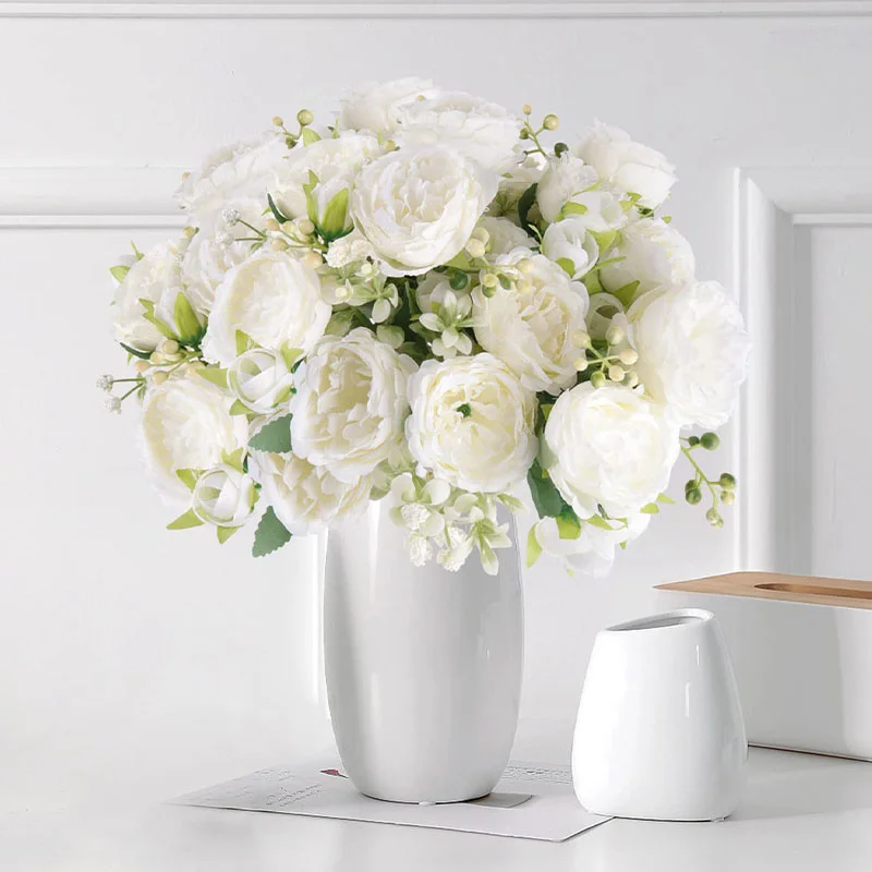 Big Head Peonies Artificial Flowers Centerpiece Bulk Silk Roses Fake Flower Bouquet for Diy Wedding Home Decorations Plants 1pcs
Big Head Peonies Artificial Flowers Centerpiece Bulk Silk Roses Fake Flower Bouquet for Diy Wedding Home Decorations Plants 1pcs