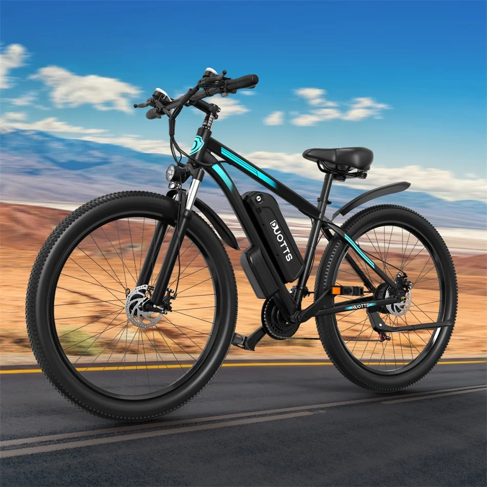 Drop Shipping DUOTTS C29 Electric bike with 2 Batteries 15AH *2 750W Motor 29 Inch Tires Disc Brake 100km Range E-bike
Drop Shipping DUOTTS C29 Electric bike with 2 Batteries 15AH *2 750W Motor 29 Inch Tires Disc Brake 100km Range E-bike