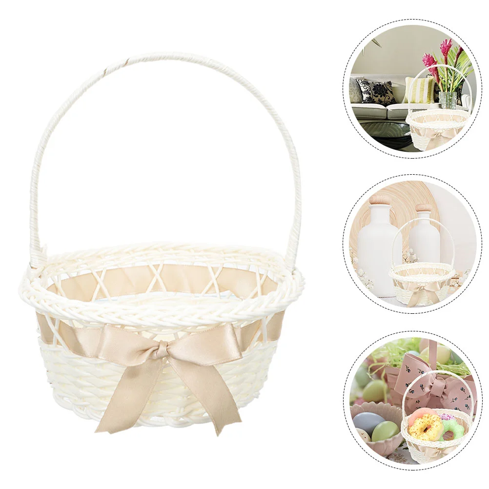 Candy Small Gift Basket Woven Hamper Wedding Flower Basket Girls Bride Container Rattan 24.5x18cm Snack Small Gift Handheld
Candy Small Gift Basket Woven Hamper Wedding Flower Basket Girls Bride Container Rattan 24.5x18cm Snack Small Gift Handheld