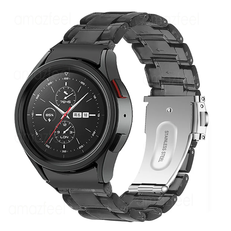 Ремешок из прозрачной смолы для Samsung Galaxy Watch 5 4 44 мм 40 мм, браслет без зазора для Galaxy Watch 5 Pro 45 мм, адаптер с изогнутым концом
Ремешок из прозрачной смолы для Samsung Galaxy Watch 5 4 44 мм 40 мм, браслет без зазора для Galaxy Watch 5 Pro 45 мм, адаптер с изогнутым концом