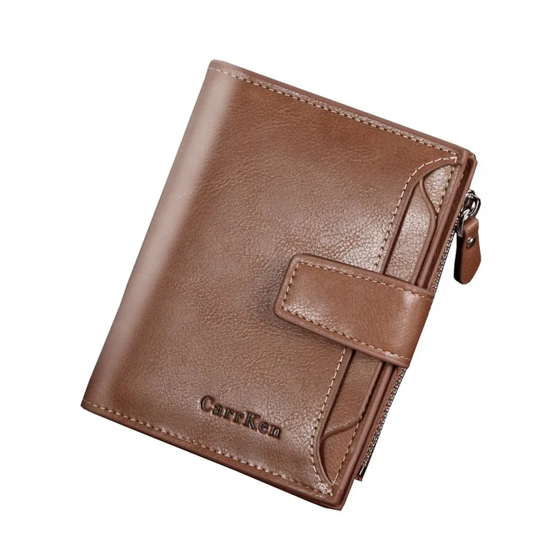 Fashion Men's PU Leather Wallet Card Holder Money Clip Short Wallets Multifunction Man Coin Purse Zipper Hasp Male Business Bag
Fashion Men's PU Leather Wallet Card Holder Money Clip Short Wallets Multifunction Man Coin Purse Zipper Hasp Male Business Bag