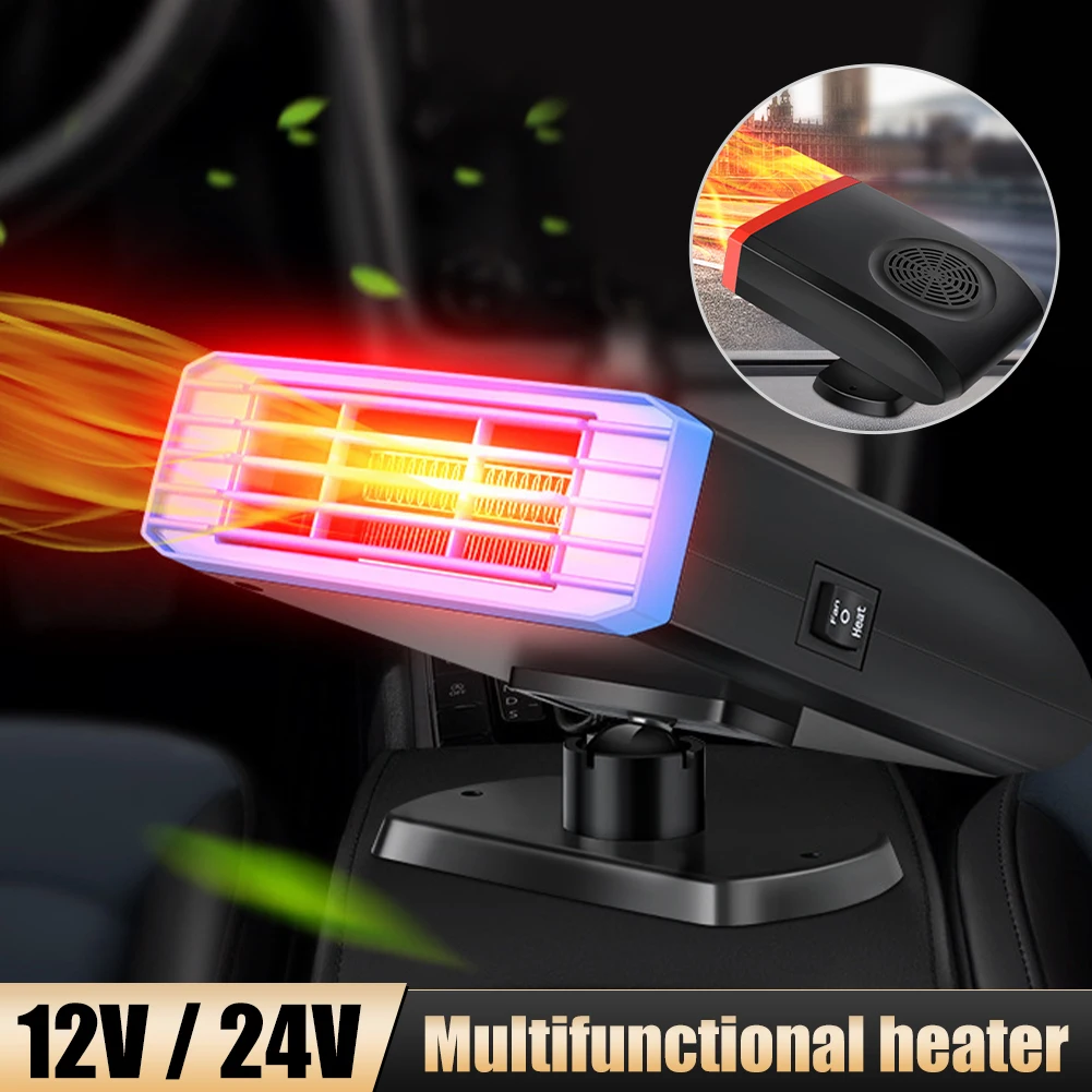 2 in 1 Portable Car Heating Fan 360 Degree Rotating Car Cooling Fan Windshield Defroster Defogger Winter Warme Fan Auto Parts
2 in 1 Portable Car Heating Fan 360 Degree Rotating Car Cooling Fan Windshield Defroster Defogger Winter Warme Fan Auto Parts
