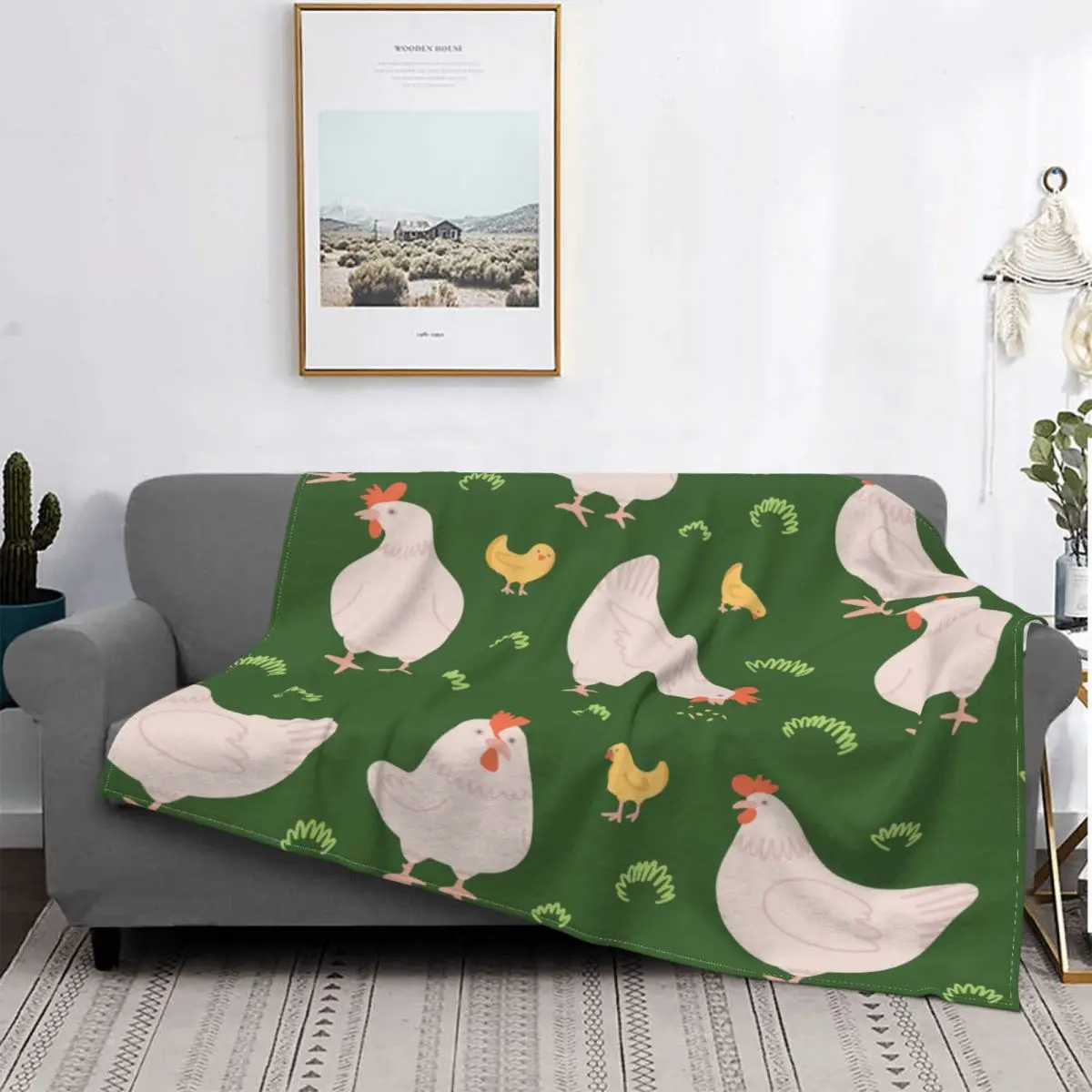 Cartoon Chicken Cute Animal Plaid Blankets Fleece Print Multi-function Lightweight Throw Blankets for Sofa Bedroom Bedding Throw
Cartoon Chicken Cute Animal Plaid Blankets Fleece Print Multi-function Lightweight Throw Blankets for Sofa Bedroom Bedding Throw