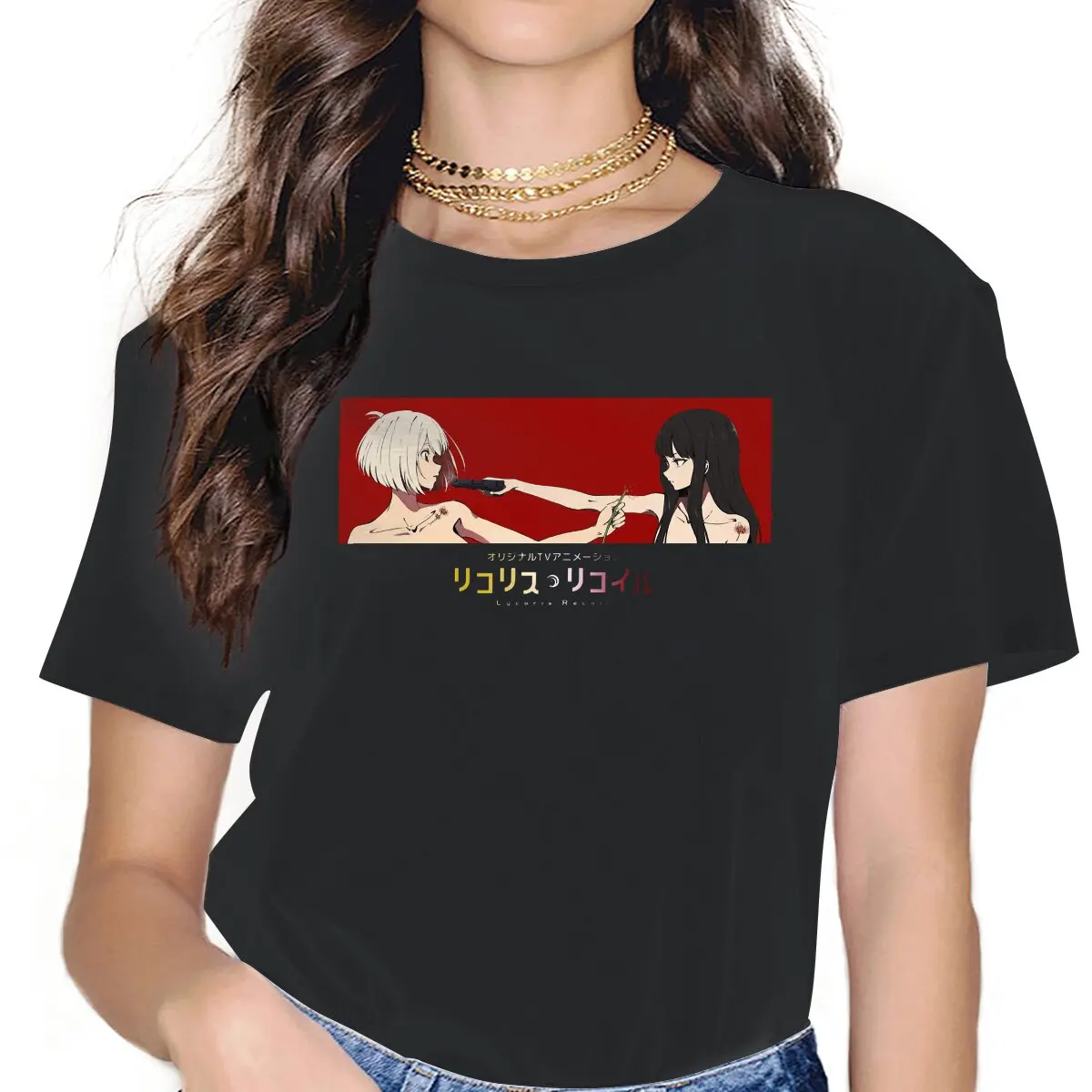 Chisato Inoue Women T Shirt Anime Lycoris Recoil Hipster Tee Shirt Short Sleeve O Neck T-Shirt 100% Cotton 4XL 5XL Tops
Chisato Inoue Women T Shirt Anime Lycoris Recoil Hipster Tee Shirt Short Sleeve O Neck T-Shirt 100% Cotton 4XL 5XL Tops