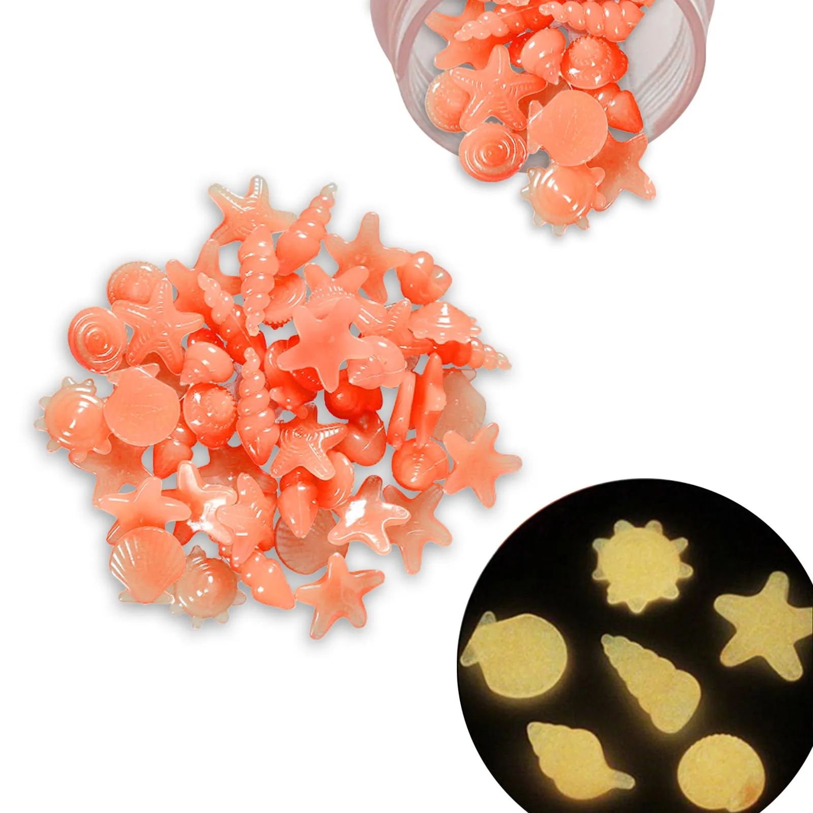 100Pcs Conch Shell Luminous Stone Aquarium Fish Tank Landscaping Horticultural Sand Fine Acrylic Pebbles Plant Drainage Stones
100Pcs Conch Shell Luminous Stone Aquarium Fish Tank Landscaping Horticultural Sand Fine Acrylic Pebbles Plant Drainage Stones