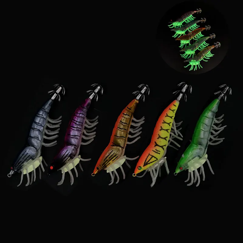 AS Wood Shrimp Crowns Bait Pesca Lure Fishing Squid Jigs Hard Bait Glow Sea Artificial Cuttlefish Octopus Fishing Wobbler Leurre
AS Wood Shrimp Crowns Bait Pesca Lure Fishing Squid Jigs Hard Bait Glow Sea Artificial Cuttlefish Octopus Fishing Wobbler Leurre