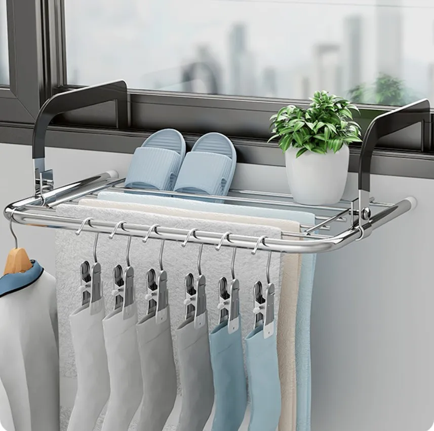 Brand New Multifunctional Stainless Steel Foldable Drying Rack Window Balcony Socks Small Shoe Rack Clothes Hanger Clothes Rack
Brand New Multifunctional Stainless Steel Foldable Drying Rack Window Balcony Socks Small Shoe Rack Clothes Hanger Clothes Rack