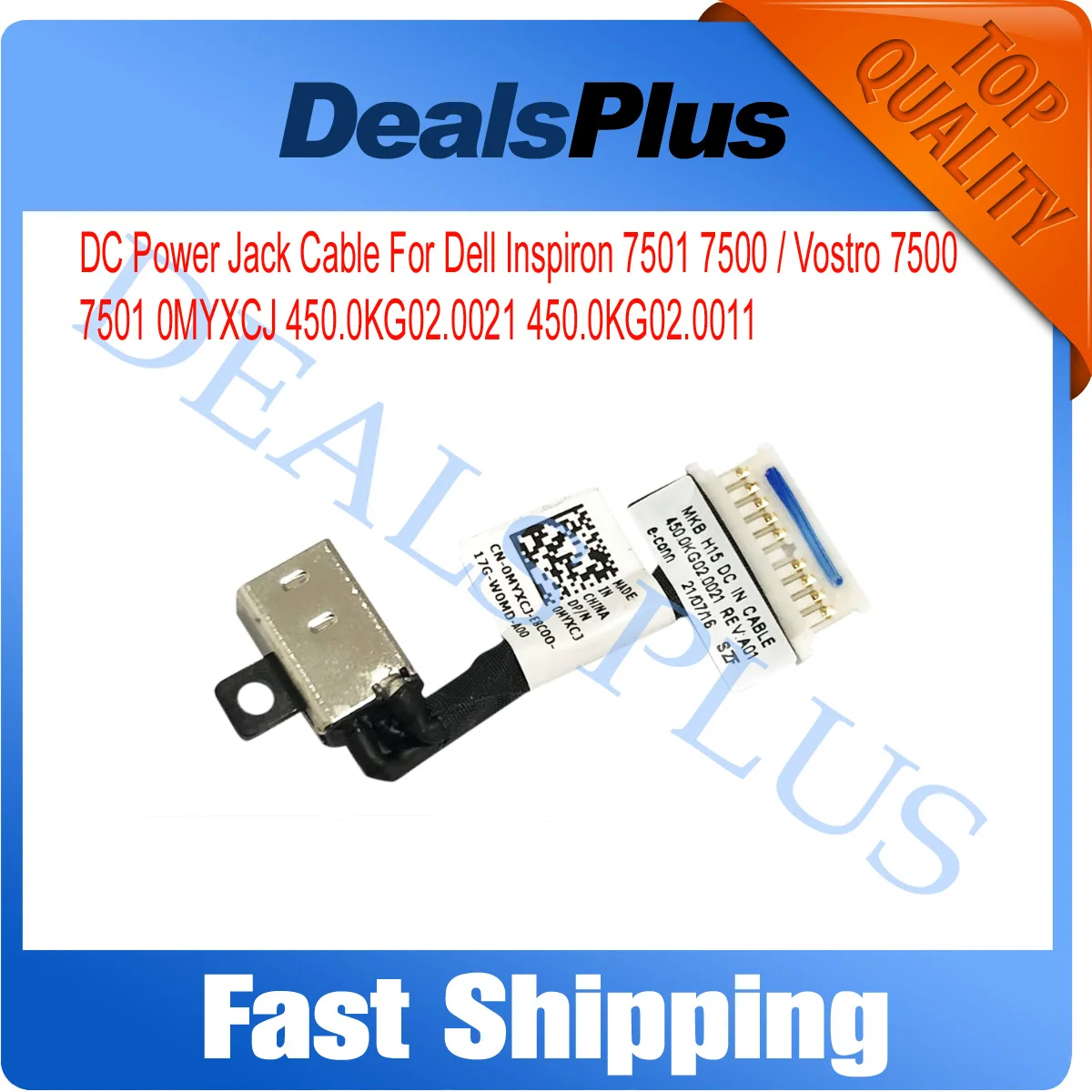1PCS New DC Jack Power Cable Connector For Dell Inspiron 7501 7500 / Vostro 7500 7501 0MYXCJ 450.0KG02.0021 450.0KG02.0011
1PCS New DC Jack Power Cable Connector For Dell Inspiron 7501 7500 / Vostro 7500 7501 0MYXCJ 450.0KG02.0021 450.0KG02.0011