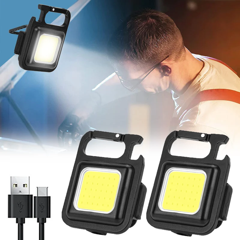 Mini Flashlight LED Keychain Light USB Rechargeable Portable Work Light 500 Lumens Bright Small Pocket Flashlights Outdoor Torch
Mini Flashlight LED Keychain Light USB Rechargeable Portable Work Light 500 Lumens Bright Small Pocket Flashlights Outdoor Torch