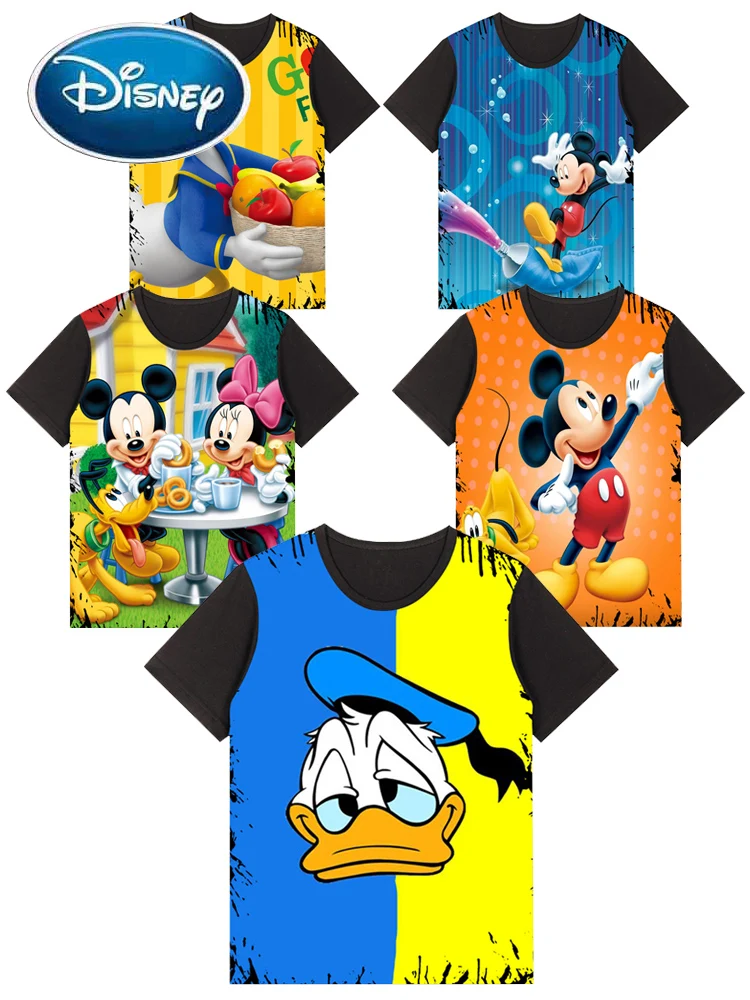 Модная футболка Disney, Микки Маус, Дональд Дак, с мультяшным принтом, симпатичная футболка унисекс с круглым вырезом и коротким рукавом, 19 стилей
Модная футболка Disney, Микки Маус, Дональд Дак, с мультяшным принтом, симпатичная футболка унисекс с круглым вырезом и коротким рукавом, 19 стилей