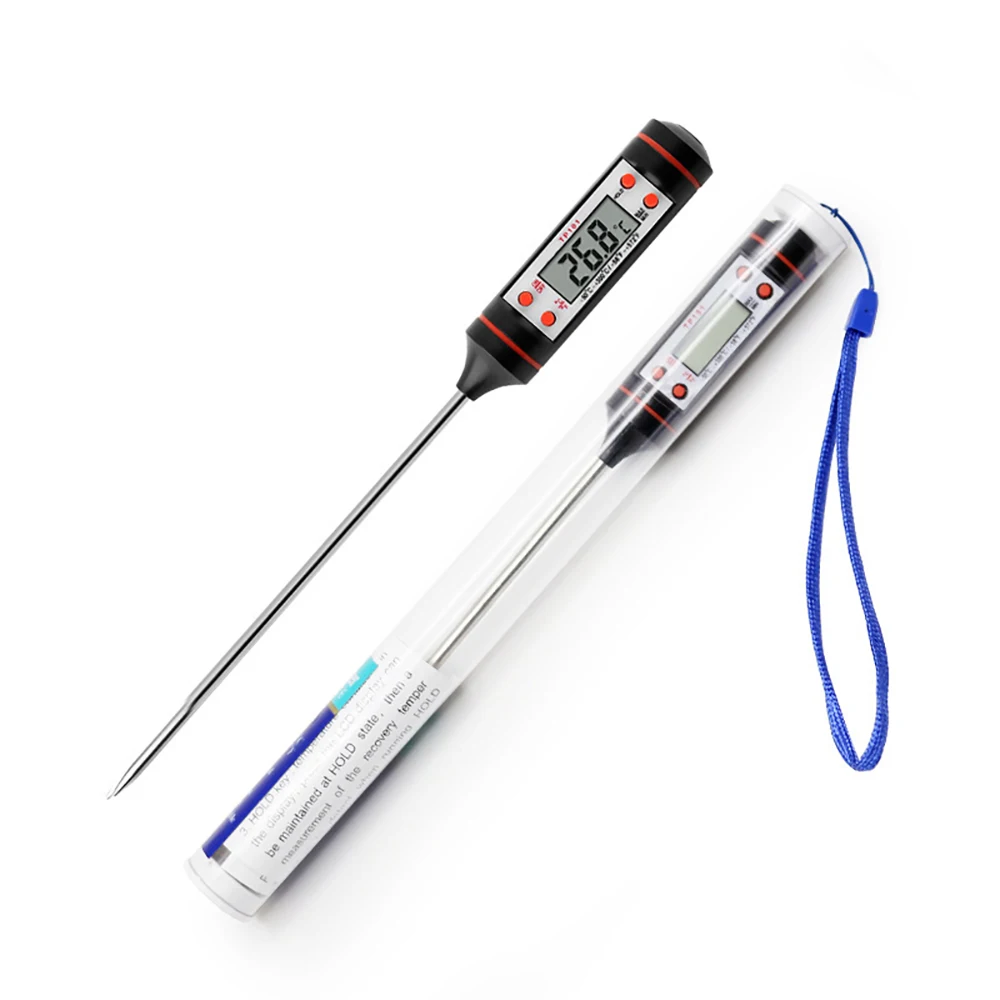 Kitchen Cooking Food Meat Instant Read Thermometer Probe Digital BBQ Smoker Baking Oil Milk Pen Style Thermometer
Kitchen Cooking Food Meat Instant Read Thermometer Probe Digital BBQ Smoker Baking Oil Milk Pen Style Thermometer
