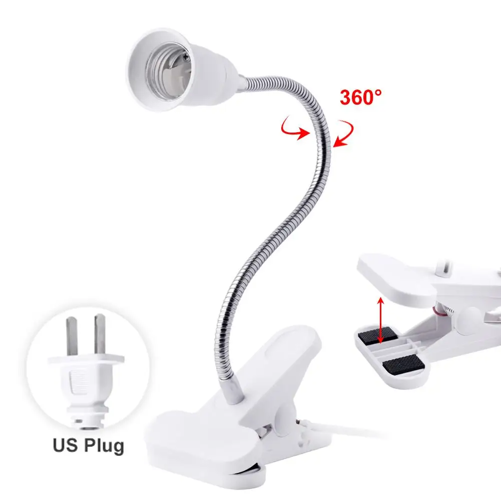 E26/E27 LED Light Bulb Adapter Socket Base Holder Clip Flexible Lamp Adapter Conversion US/CA Plug Extension Converters
E26/E27 LED Light Bulb Adapter Socket Base Holder Clip Flexible Lamp Adapter Conversion US/CA Plug Extension Converters