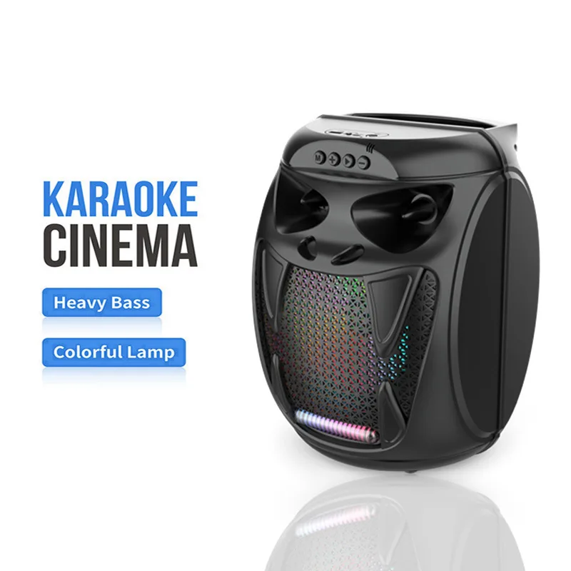 ZQS-8137 8-Inch large Wireless Bluetooth Speaker Outdoor Portable K Song Bass Column Subwoofer High-fidelity Stereo U-Disk Audio 
ZQS-8137 8-Inch large Wireless Bluetooth Speaker Outdoor Portable K Song Bass Column Subwoofer High-fidelity Stereo U-Disk Audio