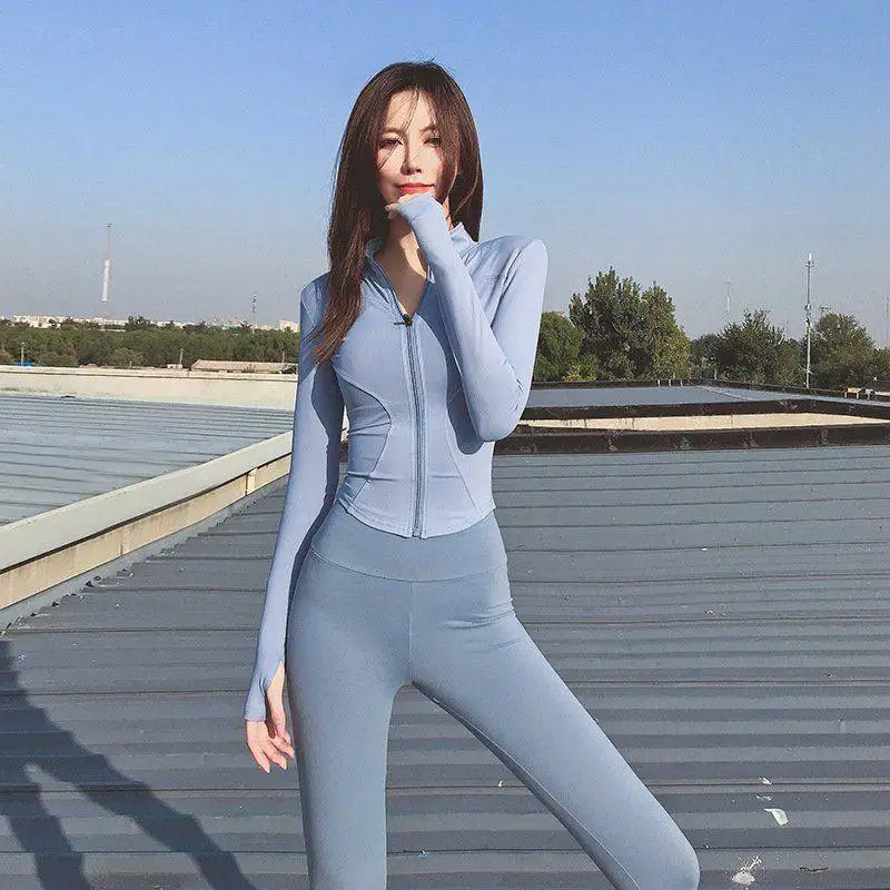 Women's Full Zip Yoga Shirt Gym Exercise Yoga Clothes Autumn Winter Warm Sports Yoga Long Sleeve Running Workout Yoga Top
Women's Full Zip Yoga Shirt Gym Exercise Yoga Clothes Autumn Winter Warm Sports Yoga Long Sleeve Running Workout Yoga Top