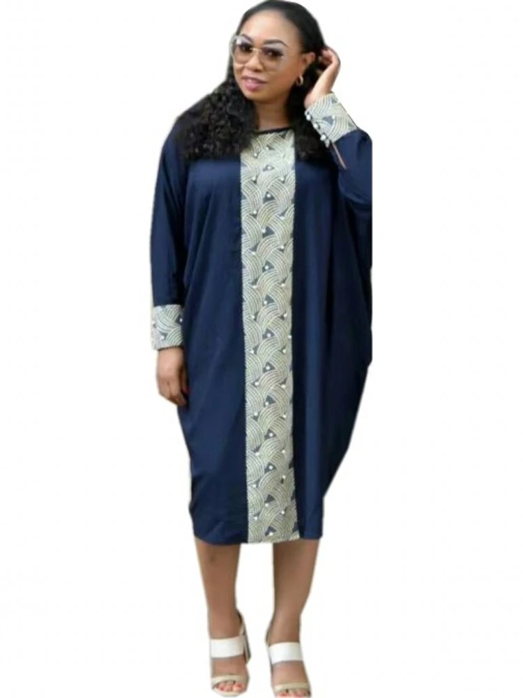 XL-4XL African Dresses for Women Spring Autumn African Women O-neck Three Quarter Sleeve Knee-length Dress African Clothes
XL-4XL African Dresses for Women Spring Autumn African Women O-neck Three Quarter Sleeve Knee-length Dress African Clothes