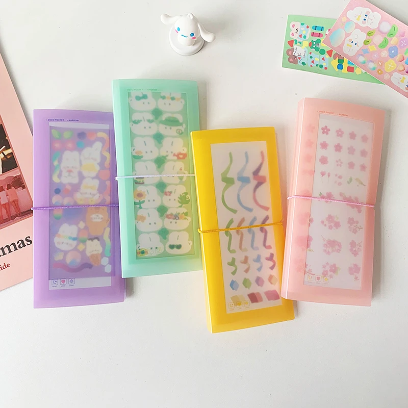 30 Slots Stationery Sticker Storage Bandage Book Portable Transparent Booklet Folder Collection Photo Sticker School Stationery
30 Slots Stationery Sticker Storage Bandage Book Portable Transparent Booklet Folder Collection Photo Sticker School Stationery