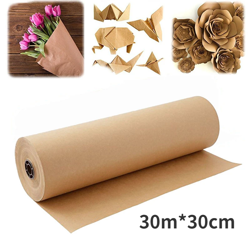 30m Roll Kraft Paper Gift Wrapping Paper Handmade Art Painting Paper Retro Flowers Wrapping Decoration
30m Roll Kraft Paper Gift Wrapping Paper Handmade Art Painting Paper Retro Flowers Wrapping Decoration