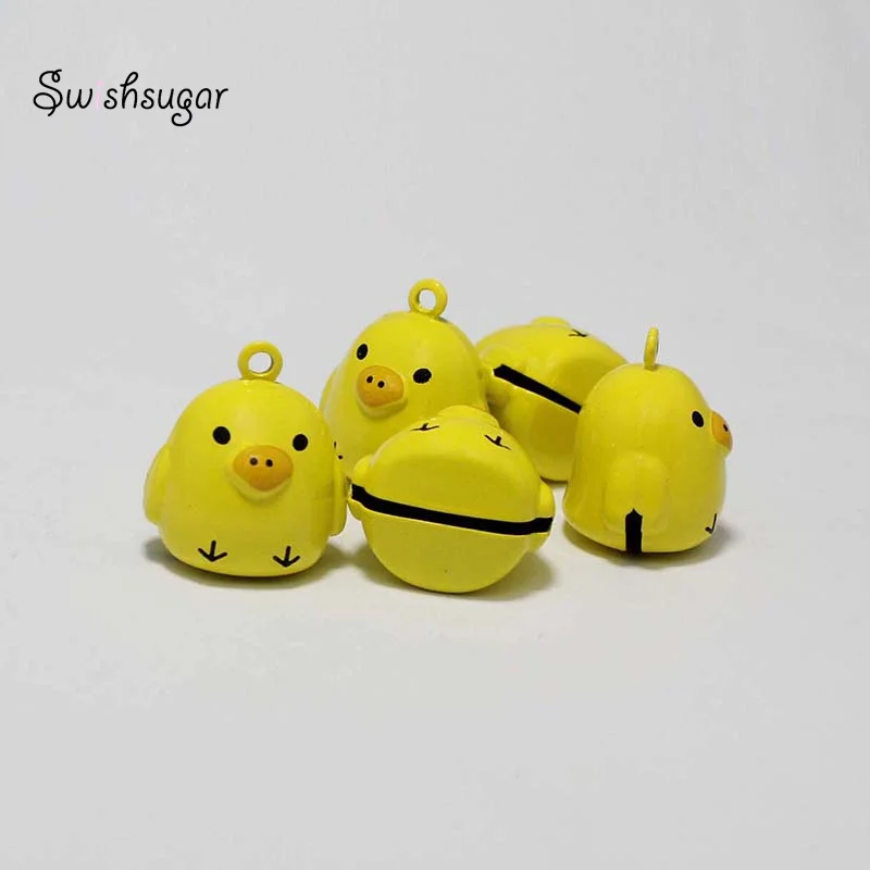 Cute Yellow Poult Bird Chicken Charm Bells Bracelet Necklace Kids Children Pendant Craft Jewelry Findings
Cute Yellow Poult Bird Chicken Charm Bells Bracelet Necklace Kids Children Pendant Craft Jewelry Findings