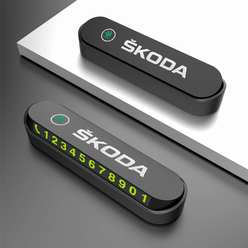 Car Styling Temporary Parking Card Phone Number Card Plate Stop Sign for Skoda Octavia A5 A7 RS Fabia Superb rapid yeti Kodiaq
Car Styling Temporary Parking Card Phone Number Card Plate Stop Sign for Skoda Octavia A5 A7 RS Fabia Superb rapid yeti Kodiaq