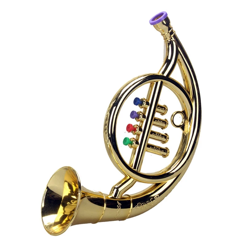 French Horn 4 Colored Keys Early Education Musical Toy Props Play Mini Musical Wind Instruments for Children Toy
French Horn 4 Colored Keys Early Education Musical Toy Props Play Mini Musical Wind Instruments for Children Toy
