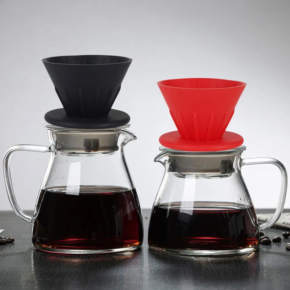 1 Set Filter Cup Collapsible Reusable with Cup Holder Silicone Manual 1-2 People Coffee Dripper Filter Cone Home Supplies
1 Set Filter Cup Collapsible Reusable with Cup Holder Silicone Manual 1-2 People Coffee Dripper Filter Cone Home Supplies