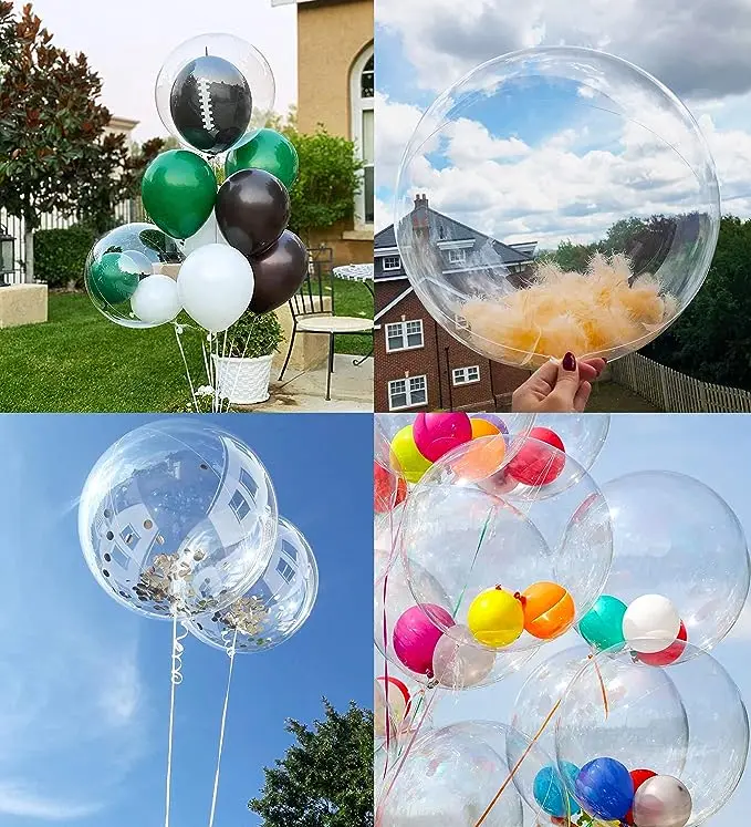 10pcs Transparent Bobo Balloon 10/18/20/24inch Happy Birthday Bobo Bubble Balloons Wedding Birthday Party Decoration Clear Globo
10pcs Transparent Bobo Balloon 10/18/20/24inch Happy Birthday Bobo Bubble Balloons Wedding Birthday Party Decoration Clear Globo