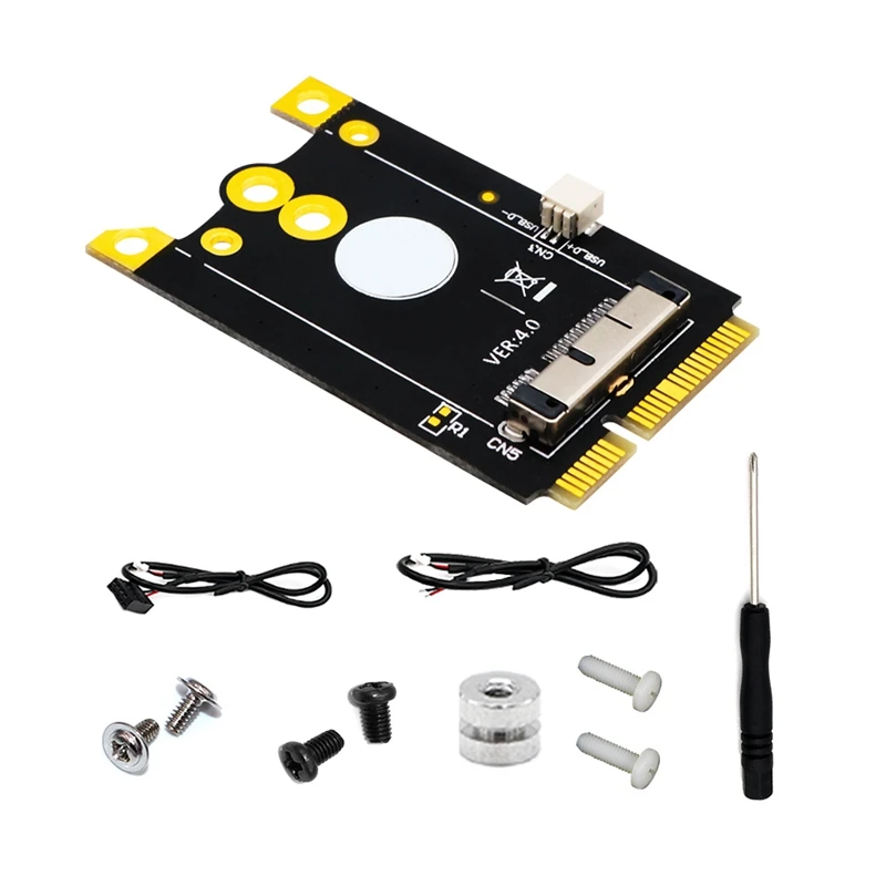 

Upgrade Version Mini Pcie (Mpcie) Converter Adapter Board 12+6 Pins Wifi Card To Mini PCI-E For Broadcom BCM94360CD