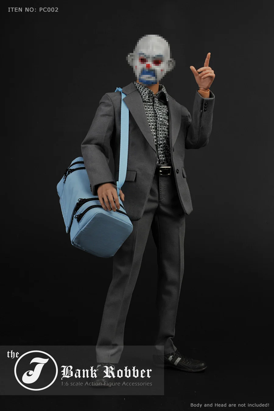 PC002 "J Robber" Bank Robber 1/6 Full Suit Fit 12Inch Action Solider Body for Fan Collection
PC002 "J Robber" Bank Robber 1/6 Full Suit Fit 12Inch Action Solider Body for Fan Collection