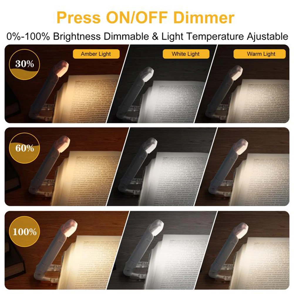 LED USB Rechargeable Book Reading Light Brightness Adjustable Eye Protection Clip Book Lamp Portable Bookmark Reading Light
LED USB Rechargeable Book Reading Light Brightness Adjustable Eye Protection Clip Book Lamp Portable Bookmark Reading Light