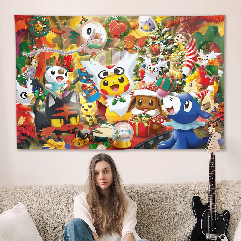 Christmas Pokémon Pet Small Background Cloth Tapestry Full Living Room Bedroom Background Wall Decoration Self-paste Paper
Christmas Pokémon Pet Small Background Cloth Tapestry Full Living Room Bedroom Background Wall Decoration Self-paste Paper