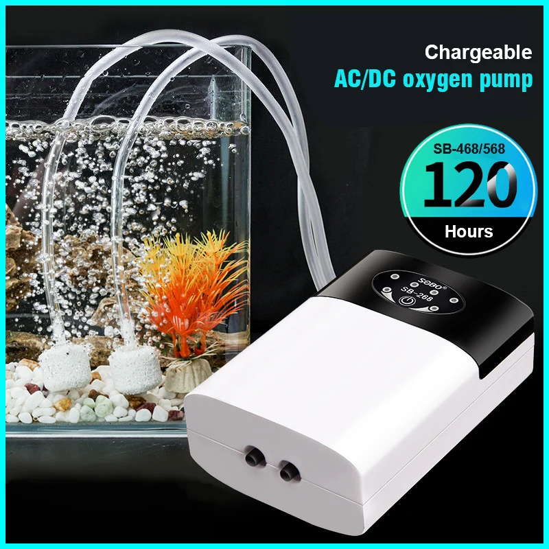 AC/DC Oxygen Pump Practical Exhaust Air Stone USB Charging Portable Ultra Silent Air Compressor for Fish Tank Aquarium
AC/DC Oxygen Pump Practical Exhaust Air Stone USB Charging Portable Ultra Silent Air Compressor for Fish Tank Aquarium