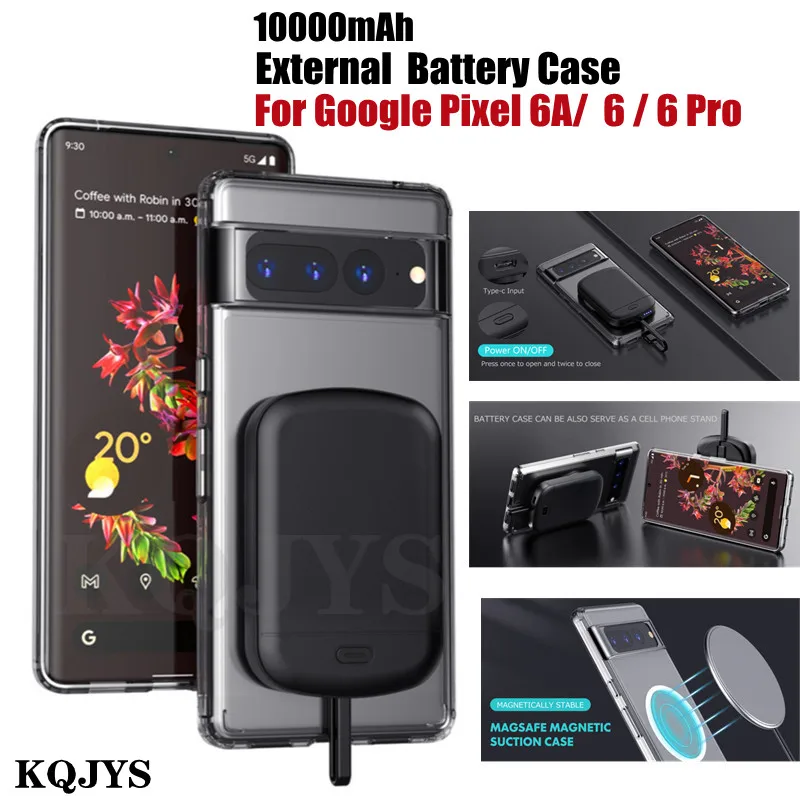 Magnetic PowerBanks Charger For Google Pixel 6 6A External Power Bank Battery Charging Case For Google Pixel 6 Pro Battery Case
Magnetic PowerBanks Charger For Google Pixel 6 6A External Power Bank Battery Charging Case For Google Pixel 6 Pro Battery Case