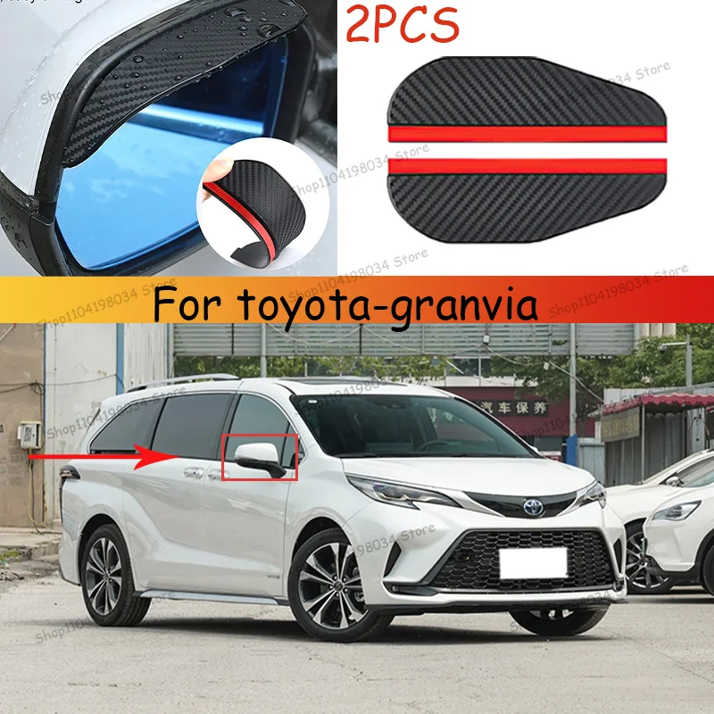 Для автомобиля toyota-granvia 2 шт. солнцезащитный козырек из углеродного волокна
