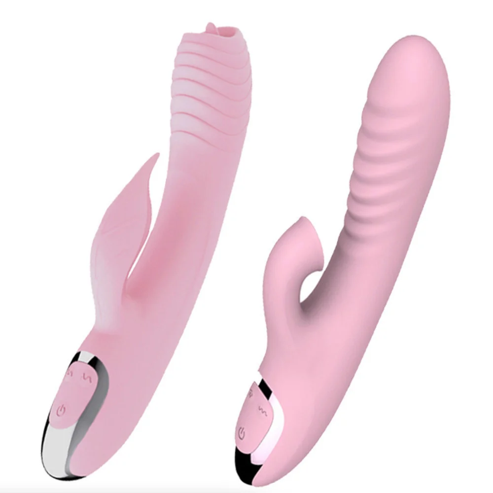 

Tongue Double Cunnilingus Vibrator Dildo Heating Vagina Clitoris Stimulate Vibrator Adult Sex Toys For Women G Spot Masturbator