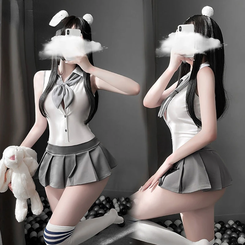 HOT Women Sexy Bunny Girl Cosplay Uniform Temptation Lingerie Bow Lace Short Top Nightwear Feamle Role-Playing Outfits NEW
HOT Women Sexy Bunny Girl Cosplay Uniform Temptation Lingerie Bow Lace Short Top Nightwear Feamle Role-Playing Outfits NEW