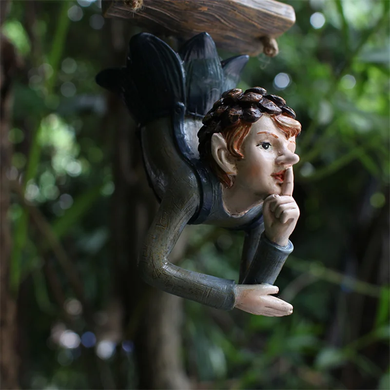 Cartoon Swing Elf Decorative Painting Resin Crafts Outdoor Landscape Pendant Home Garden Courtyard Decoration
Cartoon Swing Elf Decorative Painting Resin Crafts Outdoor Landscape Pendant Home Garden Courtyard Decoration