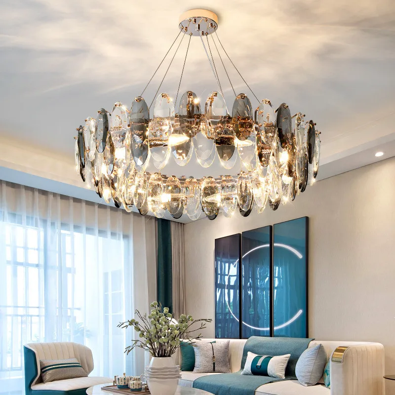 Modern Luxury Gold LED Crystal Pendant Lights Living Dining Room Lighting Decor Lustre Chandelier Indoor Bedroom Lights Fixture
Modern Luxury Gold LED Crystal Pendant Lights Living Dining Room Lighting Decor Lustre Chandelier Indoor Bedroom Lights Fixture