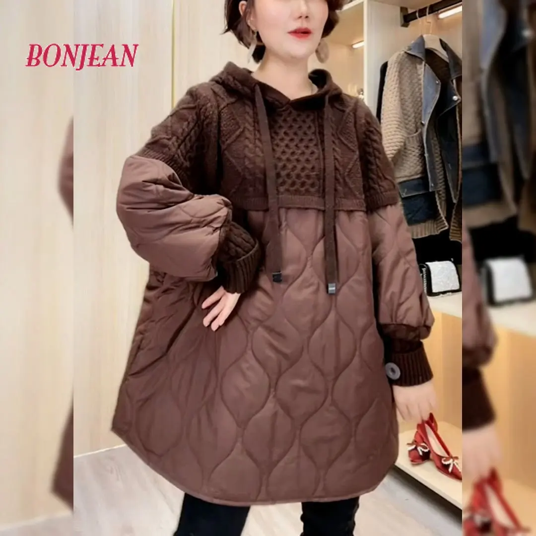2022 Winter Fashion Rhombus Hooded Sweater Loose Warm Cotton Plus Size Sweaters Long Sleeve Casual Korean Style Warm Sweaters
2022 Winter Fashion Rhombus Hooded Sweater Loose Warm Cotton Plus Size Sweaters Long Sleeve Casual Korean Style Warm Sweaters