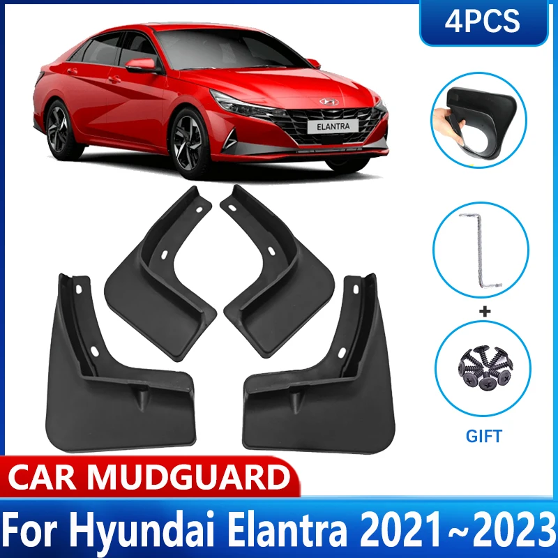 

For Hyundai Elantra CN7 2021 2022 2023 Car MudFlaps Mud Flaps Fender Guards Splash Front Rear Wheel Mudguards Auto Accessories