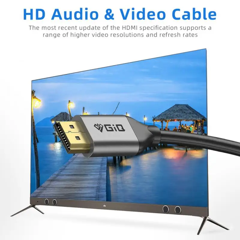 Кабель HDMI-HDMI RYRA, поддержка 8K @ 60Hz HDMI2.1, совместимый с ТВ Blu-Ray проектором, цифровые Аудиокабели
Кабель HDMI-HDMI RYRA, поддержка 8K @ 60Hz HDMI2.1, совместимый с ТВ Blu-Ray проектором, цифровые Аудиокабели