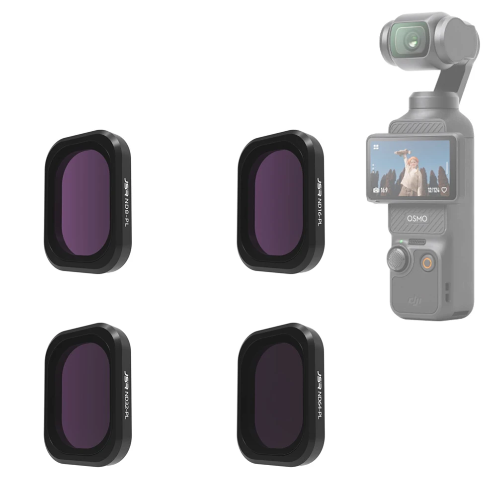 Крышка фильтра объектива ND8PL ND16PL ND32PL ND 8 16 для камеры DJI Osmo Pocket 3 Pocket3
Крышка фильтра объектива ND8PL ND16PL ND32PL ND 8 16 для камеры DJI Osmo Pocket 3 Pocket3