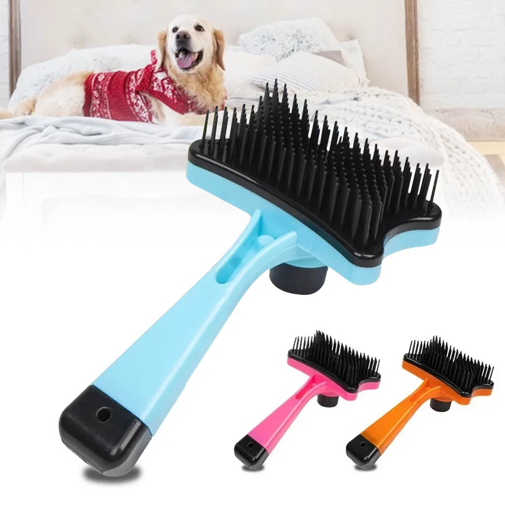 Dog Comb Pet Automatic Hair Removal Brush Self-cleaning Combs Pet Grooming Tools Quick Clean Massage One-Click Pet Supplies
Dog Comb Pet Automatic Hair Removal Brush Self-cleaning Combs Pet Grooming Tools Quick Clean Massage One-Click Pet Supplies