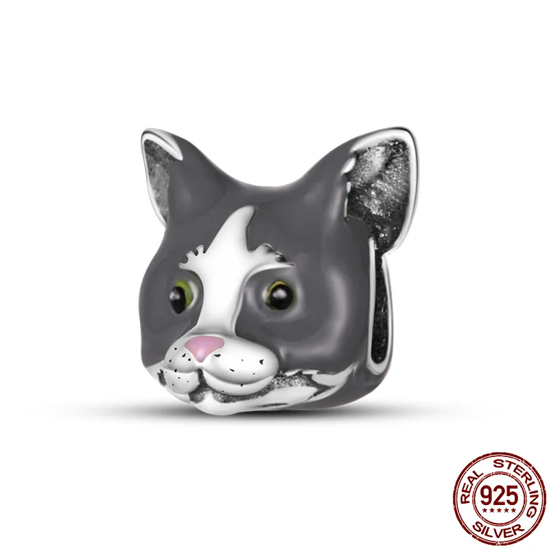 Cute Grey - Cat Charms 925 Sterling Silver Beads Fit Pandora 925 Silver Original Bracelet Pendant for Women Diy Jewelry Gift
Cute Grey - Cat Charms 925 Sterling Silver Beads Fit Pandora 925 Silver Original Bracelet Pendant for Women Diy Jewelry Gift